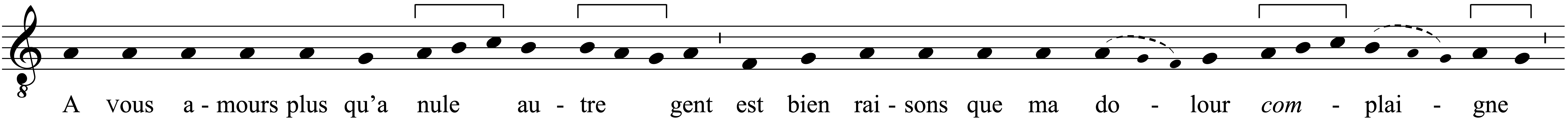 Work musical notation